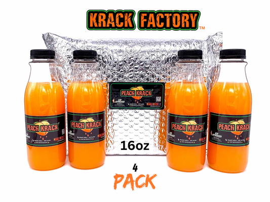 Peach Krack 16oz (4 pack)